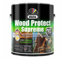 WOOD PROTECT Supreme, белая 0,75л "Dufa" Пропитка WOOD PROTECT Supreme, белая 0,75л "Dufa" Пропитка